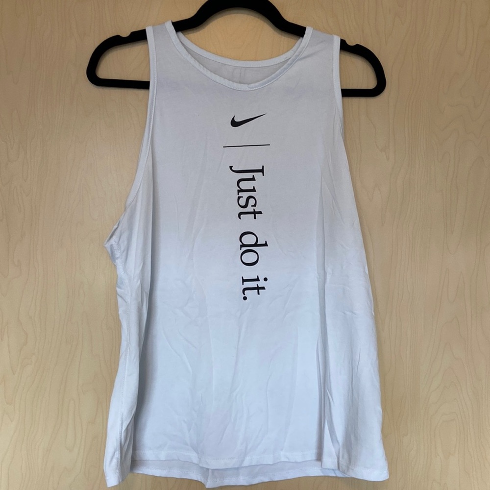 Off white Nike workout tank top.